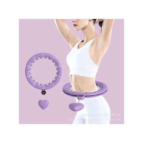 Smart Intelligent Weighted Hula Hoop Fitness Detachable Infinity Ball Hoola Circle Rings Waist Massage Fitness Circles Plastic Hoops For Fat Burning Outdoor Fitness Exercise, Abdominal Toner Home Training For Women and Men - Multicolor