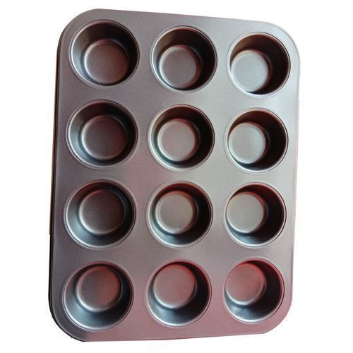 12 Piece Non-stick Cup Cake Mould Muffins Baking Tray