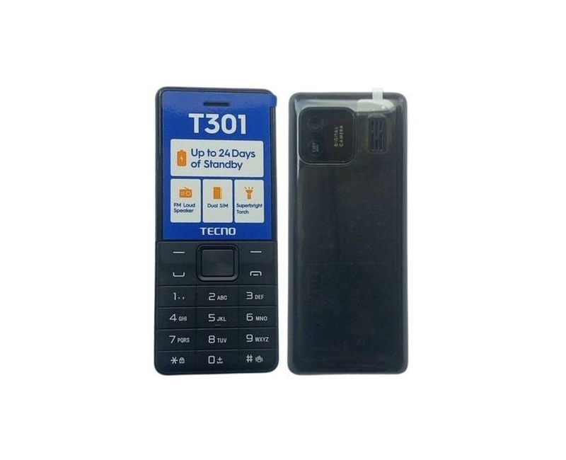 Tecno T301 Dual Sim, FM Loud Speaker, 1150mAh Battery
