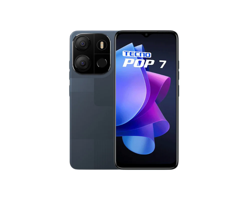 Tecno Pop 7 2GB RAM 64GB ROM 6.6" HD+ 8MP Camera 5000mAh Android 13 - Color May Vary