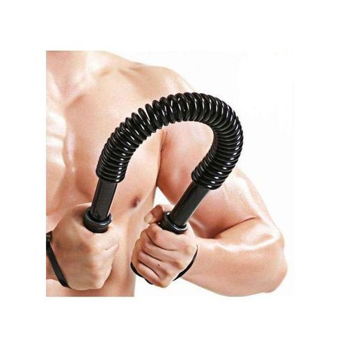 1 Arm Chest Strength Ining Spring Power Twister Bar Exercise Fitness Muscle Building Power Twister Flex Bar, The Ultimate Upper Body Exercise Equipment for Strengthening Your Chest Workout, Shoulders,Biceps, Arms, Forearm Strengthener