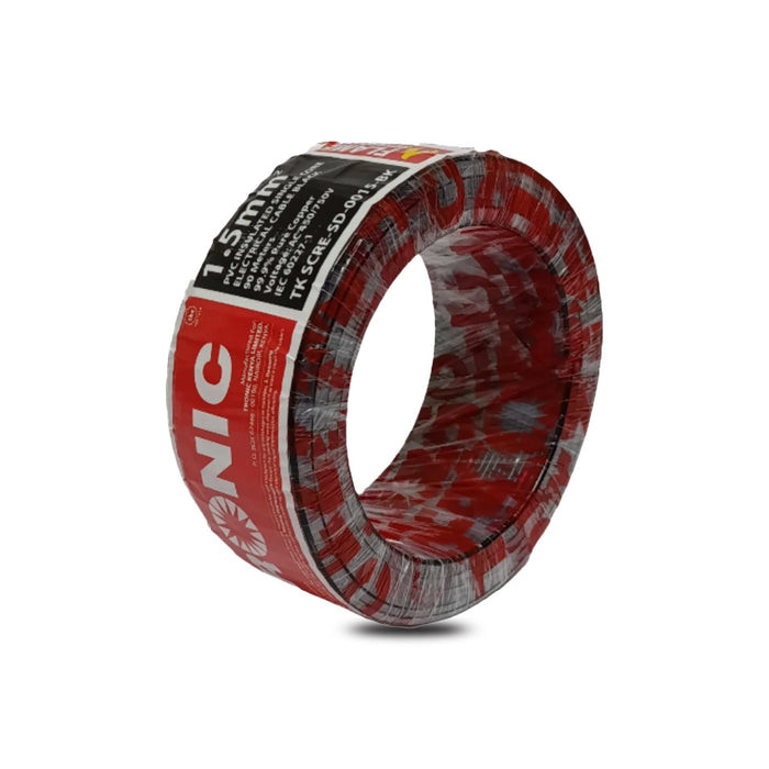 CABLE SINGLE CORE 1.50MM BLACK