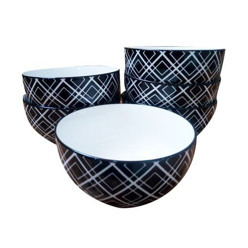 Elegant Colorful Ceramic Bowls-Multicolor