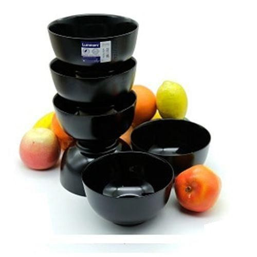 Elegant Colorful Ceramic Bowls-Black