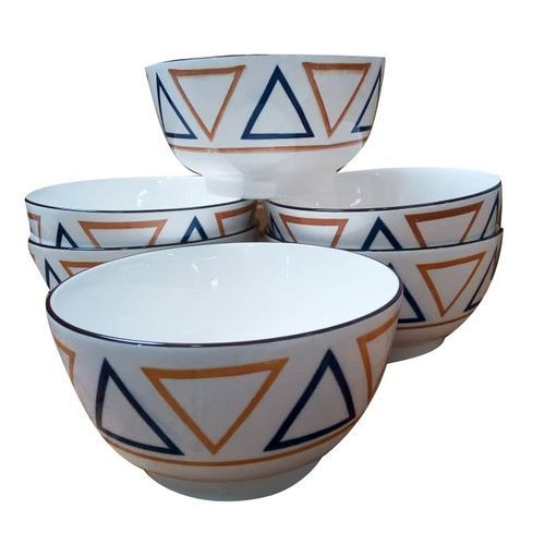 Elegant Ceramic Bowls - White