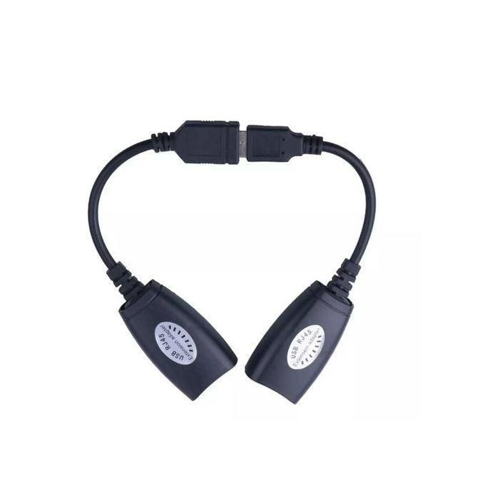 Adapter USB Over Ethernet RJ45 Adapter-Black