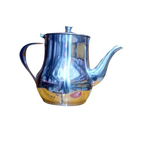 Stainless Steel Teapot For Coffee And Tea 48Oz-Silver