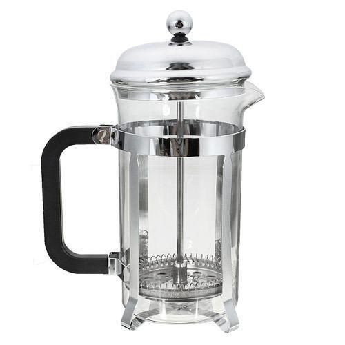 French Press Coffee Espresso Tea Maker Plunger- Transparent