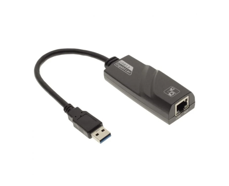 USB 3.0 To RJ45 High Speed Ethernet Network Adapter-Black