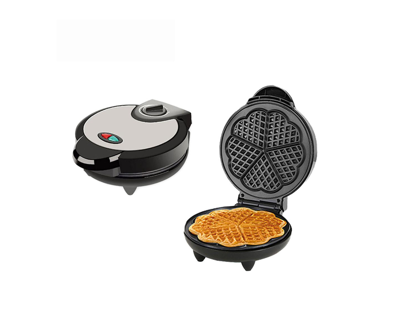 Sonifer 5 Heart Shaped Waffle Maker - Black. Sonifer