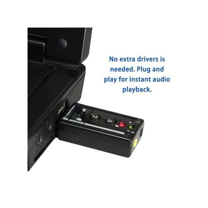 USB External Stereo Sound Adapter USB 7.1 Channel Sound