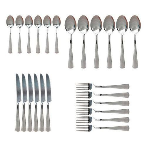 24 Pieces Of Forks Spoons Knives Teaspoons