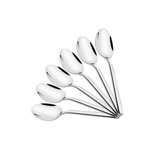 6 Pieces Tea Spoons - Silver