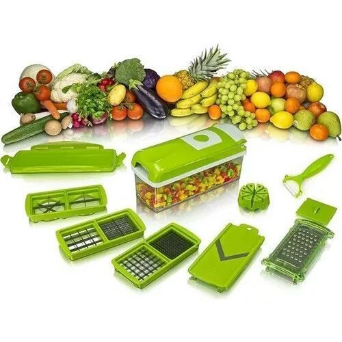 Multipurpose Vegetables And Fruits Grater Slicer Peeler/Color Varies-Green