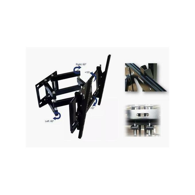 Double Arm/ TV Wall Mount/ Suitable for 32 to 75 /Black