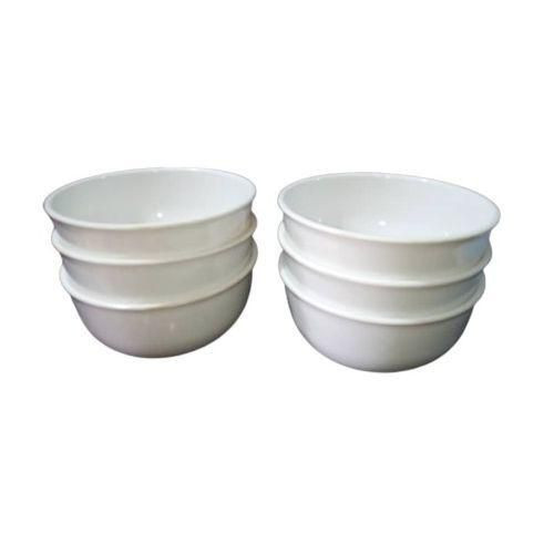 6 Heavy Duty Melamine Unbreakable Soup Bowls
