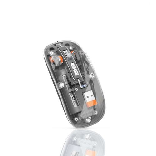 Wireless Bluetooth Transparent Mouse 2400DPI 400mAh