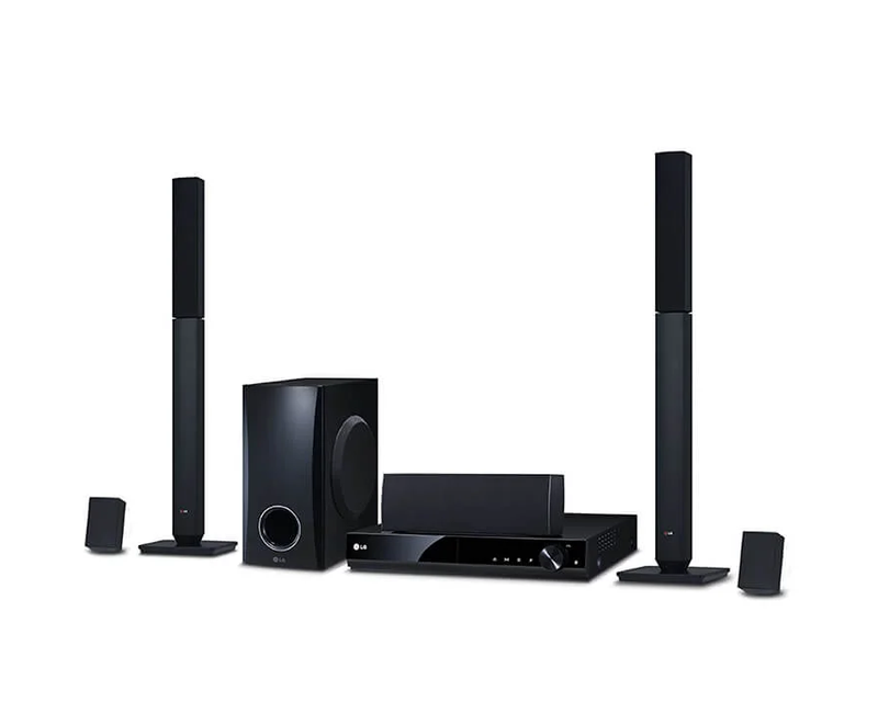 LG Home Theater LHD647 1000W Tall and Short Speakers