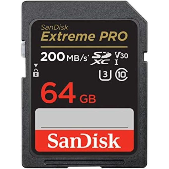 sandisk-64gb-extreme-pro-sdxc-uhsi-memory-card-c10-u3-v30-4k-uhd-sd-card-sdsdxxu064ggn4in-black