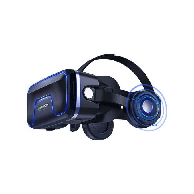 3D Glasses Virtual Reality Headset for iPhone Android Smartphone Smart Phone Goggles Lunette Set, Color May Vary.