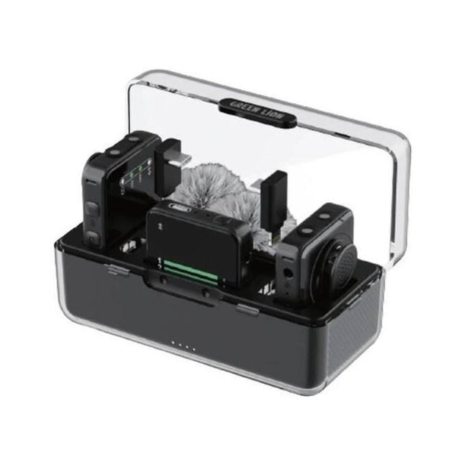 GLM-Professional Wireless Microphone 7 Hours 360° Pick up, Compact & Portable, Environment Noise Cancellation