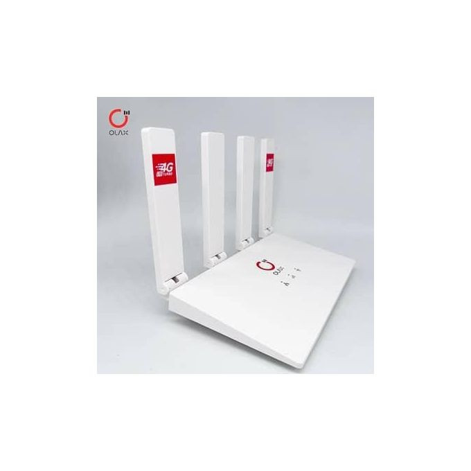 MC50 dual band antenna 2.4G CAT4 CPE wifi sim card router 4G LTE wi-fi modem wireless routers- White