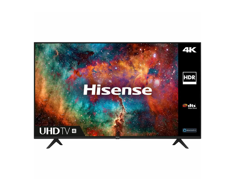 65 Hisense smart 4K UHD Television  Black