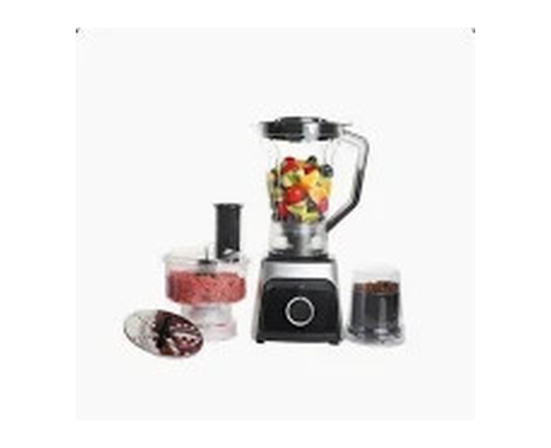 Hoffmans 5 in 1 Multifunction Blender 1.8L home Use Und Powerful Commercial Food Processor With Juicer, Blender And Grinder-Black