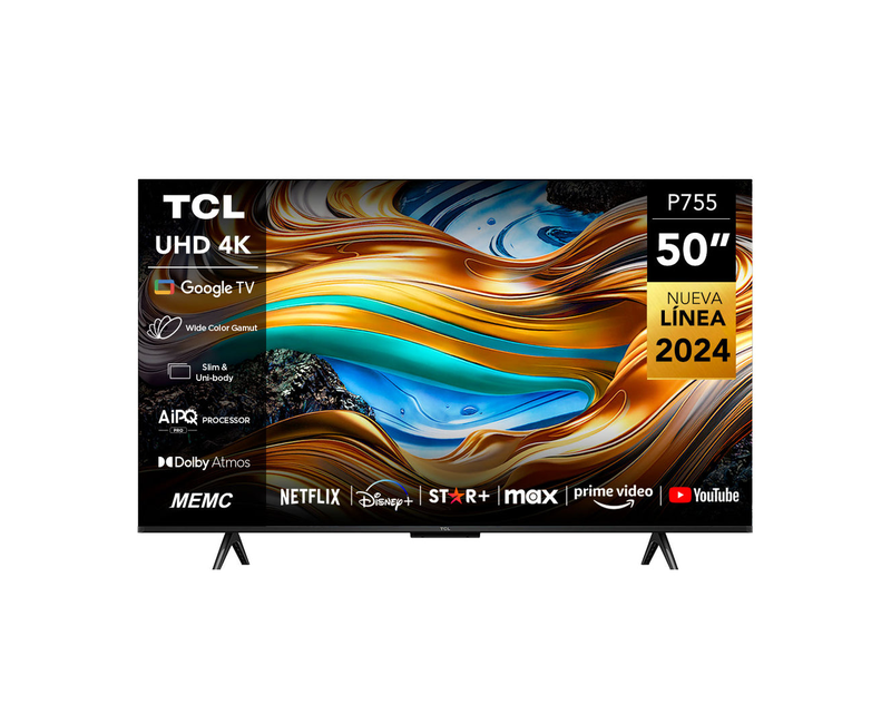 50 TCL Android 4k Television Black