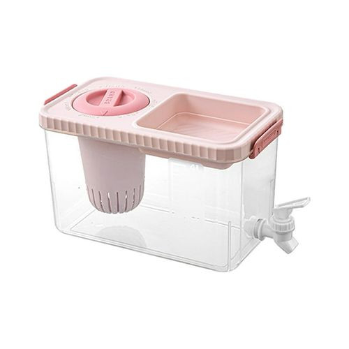 Plastic Foldable 5.5 Liters Water Beverage Juice Dispenser With Faucet