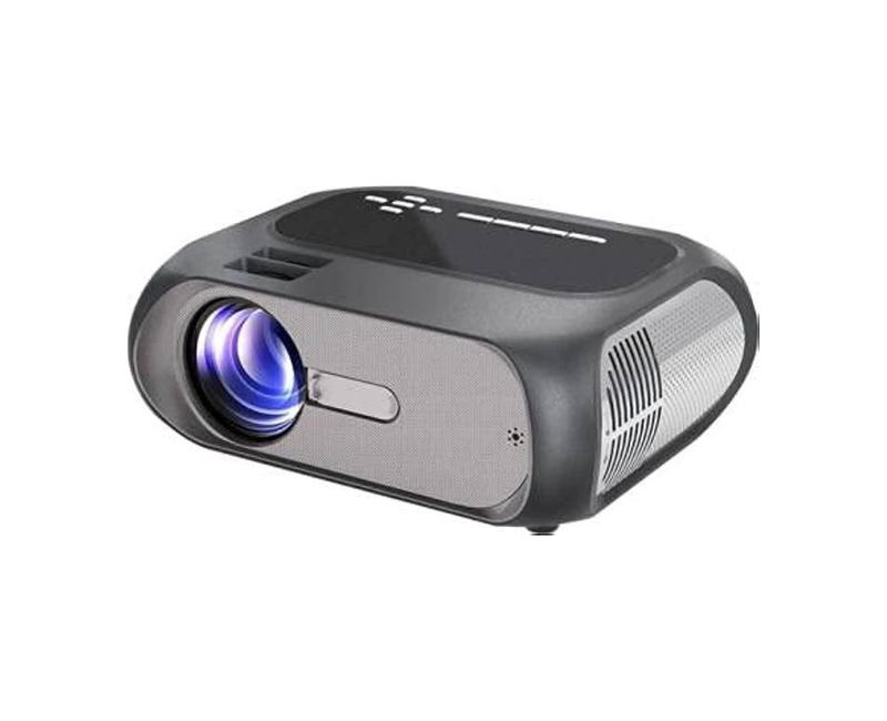 T7 HD 1080P Smart Home Theater Projector Multimedia Multi-Screen Interactive (7000 lm) Portable Projector- Multicolor Borrego