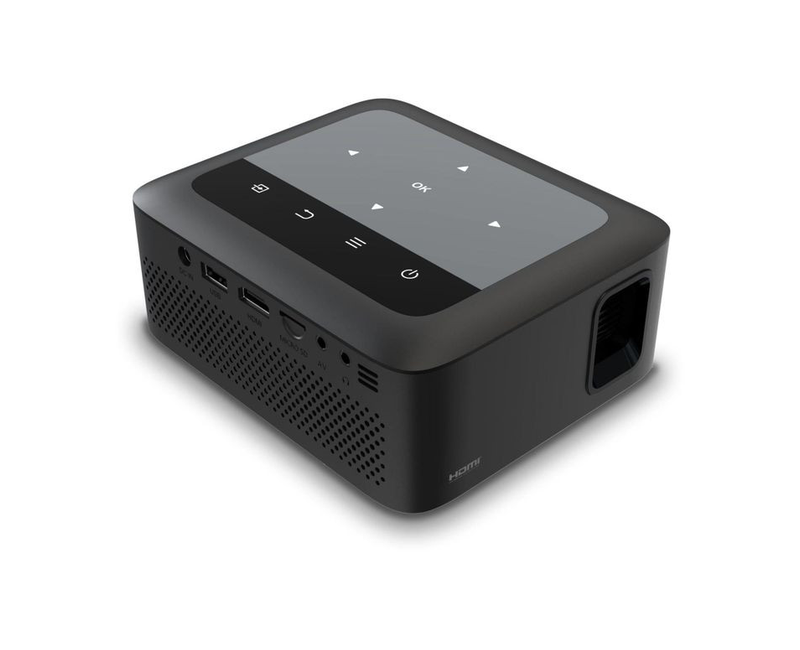 NeoPix 110 True Full HD Projector With Android TV Dongle, Chromecast Built-in, HDMI NPX110/INT- Black