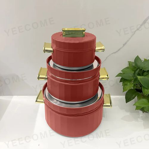 3 Pieces Thermo Insulated Dishes For Keeping Food Warm