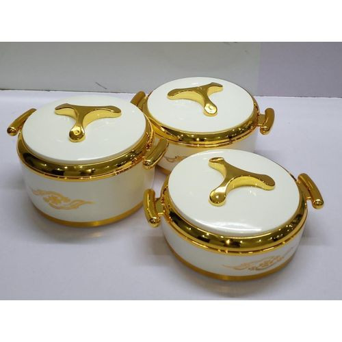 3 Pieces Set Of Insulated Serving Dishes Hot Pots For Serving Food And Keeping It Warm For Long