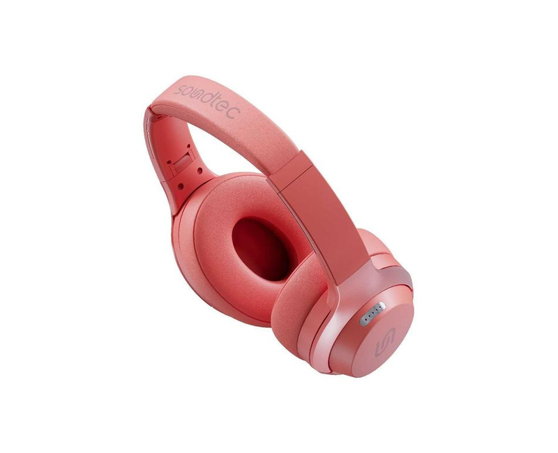 Soundtec By Porodo Eclipse Wireless Headphone with ENC Noise Cancellation, High-Clarity Mic, Pure Deep Bass, Up to 50 Hours Playtime, Bluetooth V5.3 -Multicolor