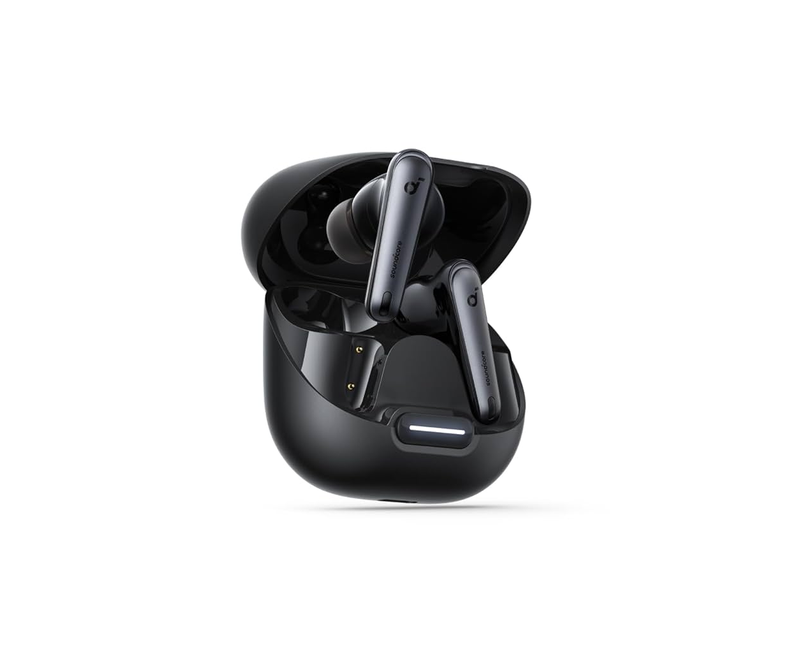 Soundcore Anker Liberty 4 NC Wireless Earbuds, 98.5% Noise Reduction, Adaptive Noise Cancelling to Ears and Environment, Hi-Res Sound, 50H Battery, Wireless Charging, Bluetooth 5.3 - Multicolor