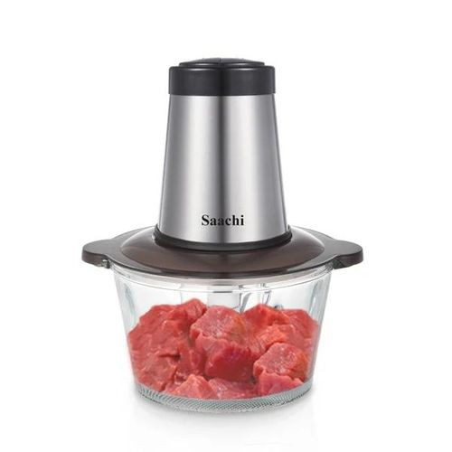 Electric Meat Grinder Vegetable Chopper With Very Sharp Blades-Transparent