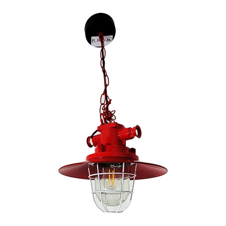 PENDANT LAMP RED E27 PL 7147-RD