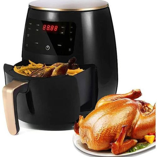 Touch Operated 6 Liters Airfryer Designed With The Latest Technology-Black