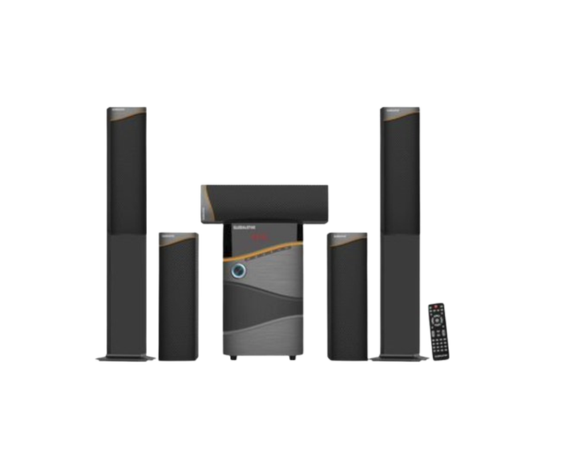 Global Star ORIGINAL Bluetooth Speaker GS-906 5.1 Home Multispeaker Home Theater - Black