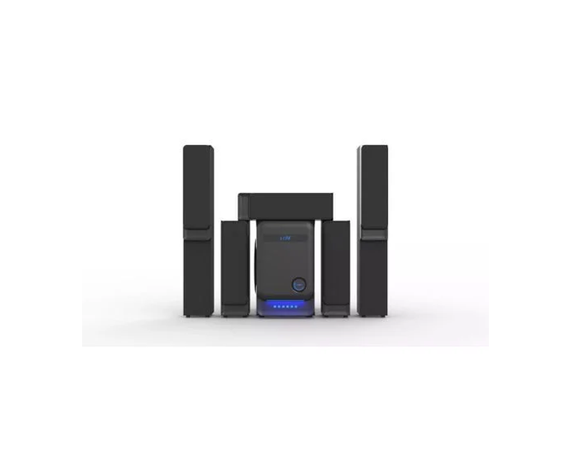 Globalstar 5.1 Heavy Bass Bluetooth Home Theater System- Black