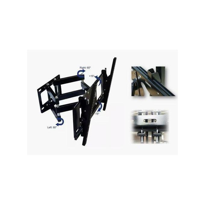 Double Arm TV Wall Mount Suitable For 32 To 75 - Black