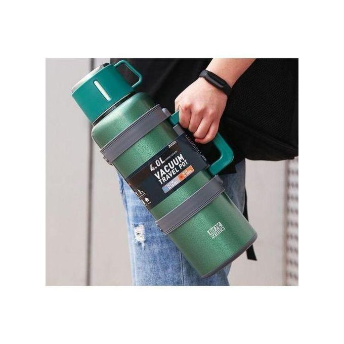 Hot & Cold Stainless Steel Vaccum Insulated 4L, 72 Hour Flask- Multi-colours.