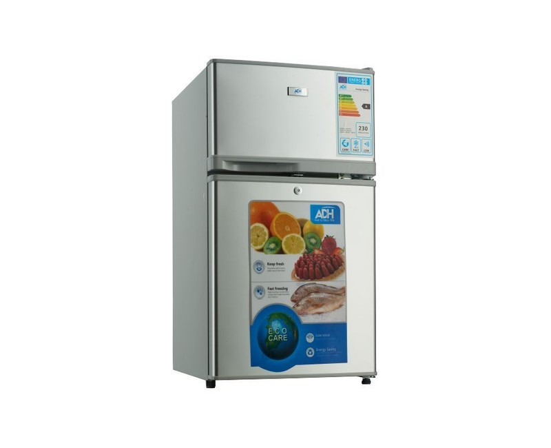 ADH 98 Liters Double Door Refrigerator Fast Cooling Fridge With Deep Freezing Compartment At The Top-Multicolours