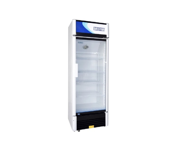 Solstar Vertical Cooler 330Ltrs-Single Door VC 3300-WHV SS