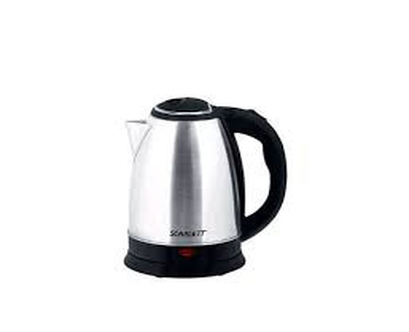 Simbaland Electric Kettle 1.8 liter Stainless Steel - Color Black Silver