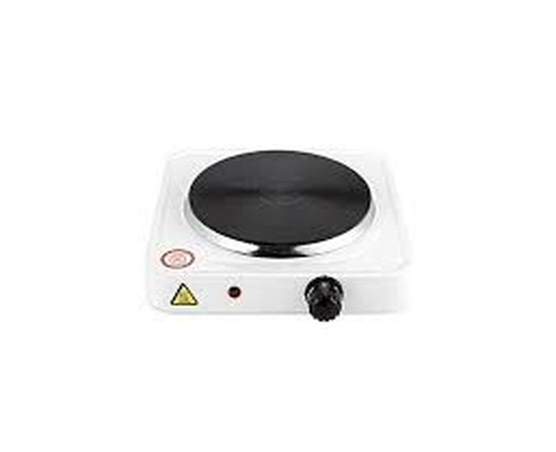Single Burner Electric Hotplate - White