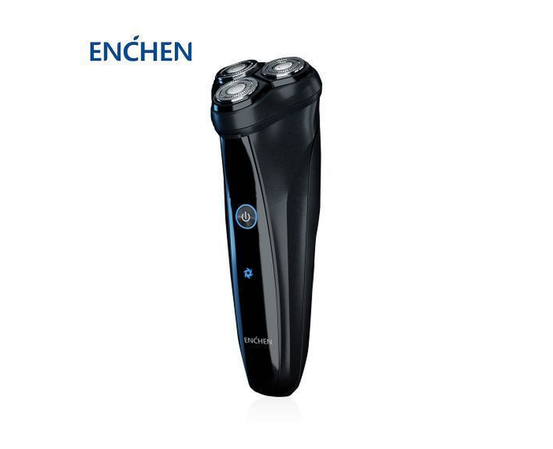 Enchen Men Electric Warrior 3D Triple Floating Shaver Black Stones3 Waterproof - Black 1045133 - Generic