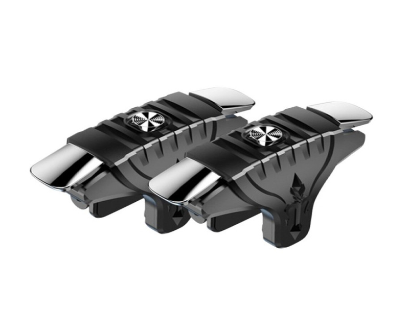 Ready To Use F07 One Pair Quick Shooting Buttons Game Trigger for PUBG Phone Game Controllers Assist Tools With Handle Button– Black Earldom