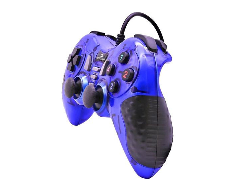 Gamepad Wired USB PC Controller Dual Shock Supports Windows7/W8/W10 with 1.8M Cable Turbo Double Vibration Motor USB Wired Gamepad Versatile Controller